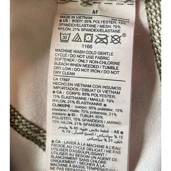 OLD NAVY Active Go Dry Leggings Colorful Camo Print Women's Size MED Activewear - Picture 7 of 8